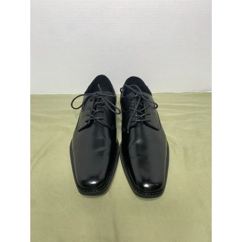 Stacy Adams 8 M  Kirkley Plain Toe Oxford‎ Shoes Black 20199-001